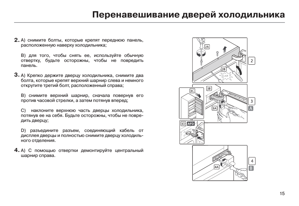 Как поменять местами дверь на холодильнике атлант - строительный журнал palitrabazar.ru