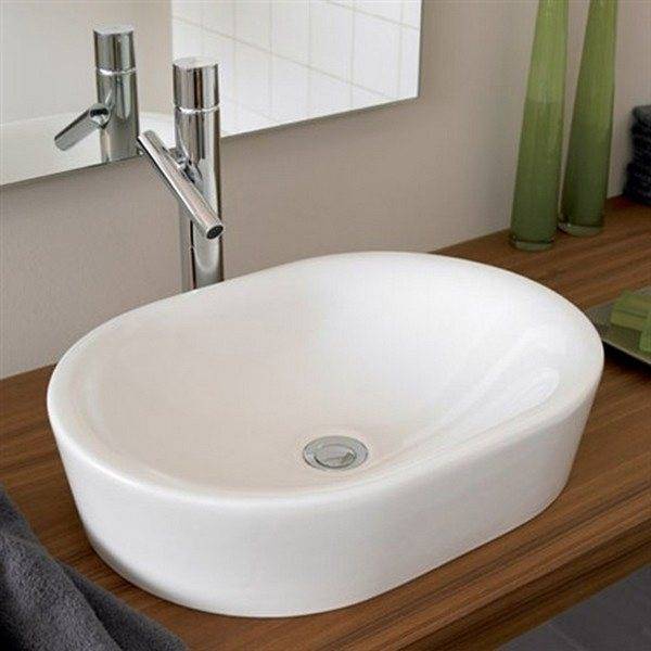 Накладная раковина на столешницу — украшение ванной комнаты