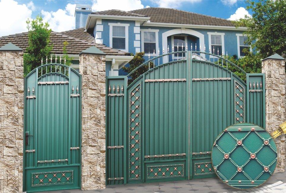 Ворота и калитки для частного дома | самоделки на все случаи жизни - notperfect.ru