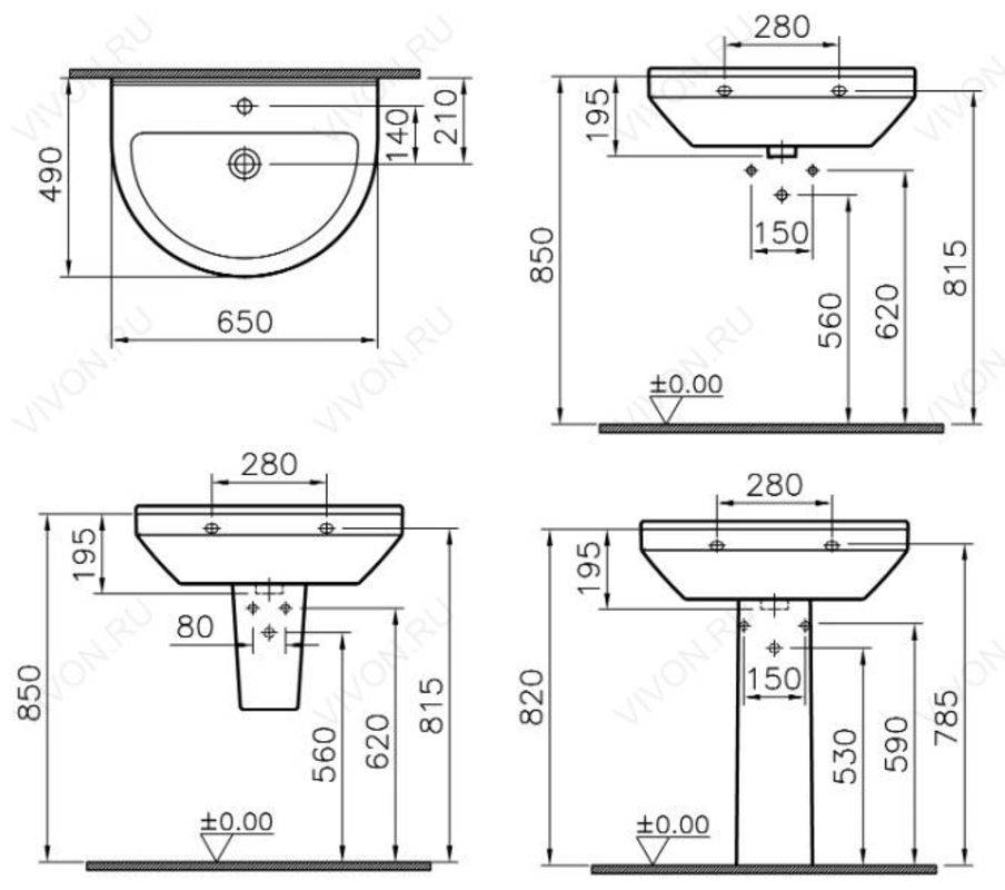 Высота столешницы в ванной для накладной раковины: нормы, правила расчета
