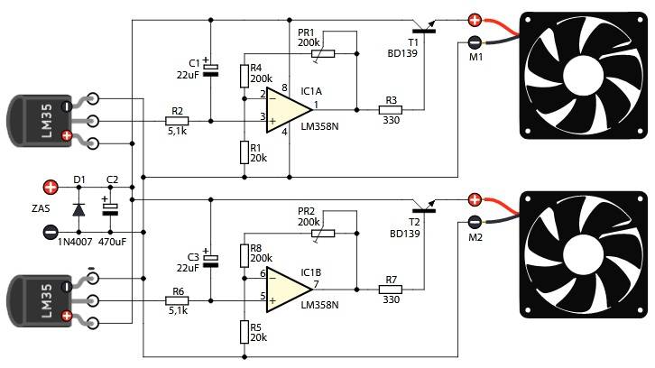 Подключение регулятора скорости вращения вентилятора - схемы и правила подключения