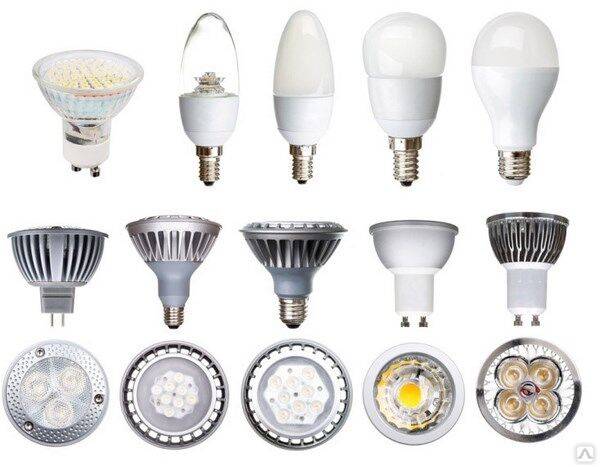 Классификация и виды светодиодных ламп