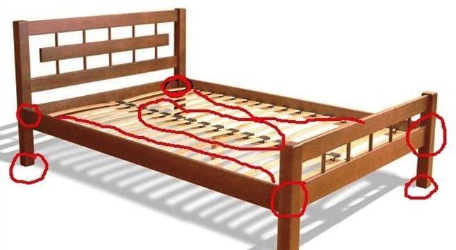 Что делать, если скрипит деревянная кровать
