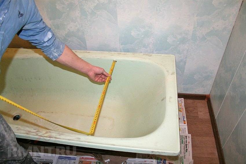Реставрация чугунных ванн, старая чугунная ванна - ремонт