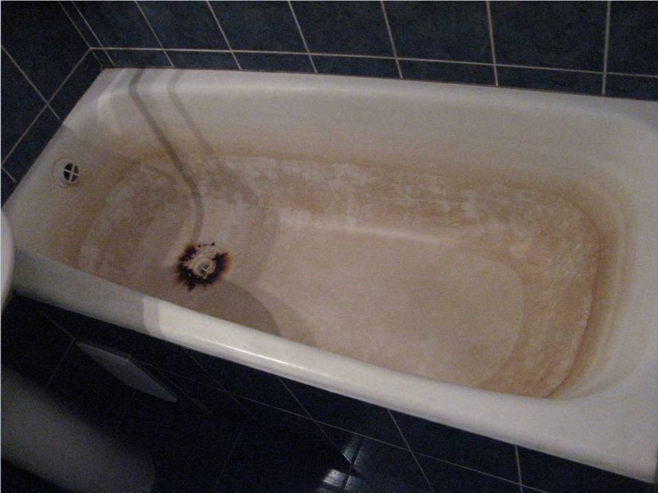 Чем отмыть чугунную ванну в домашних условиях