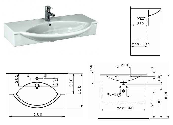 Угловая раковина для ванны: как выбрать лучший вариант (+ фото)