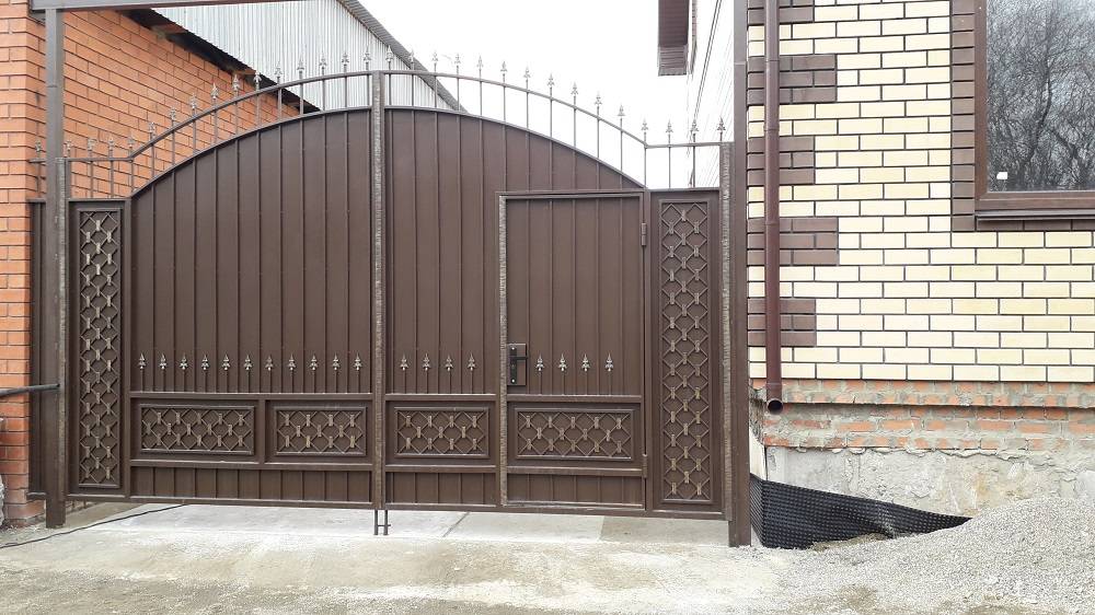Январь 2023 ᐈ ???? (+89 фото) красивые ворота для частных домов