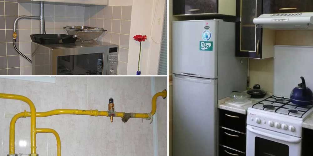 Можно ли ставить холодильник рядом с газовой плитой - чем можно изолировать?