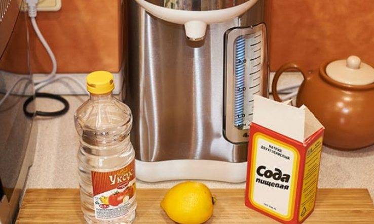 Как очистить чайник от накипи содой, уксусом, лимонной кислотой