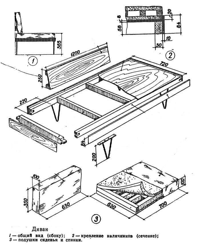 Двухспальная кровать с выдвижными ящиками: чертеж, схема сборки | мебель своими руками